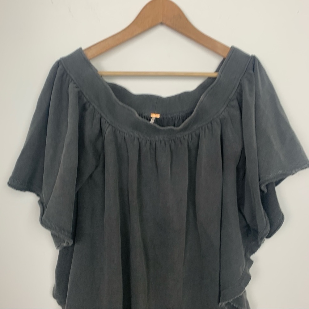 Free People Kiss Me Off The Shoulder Top - Picture 6 of 8